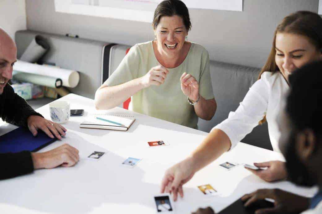 staff in clean office