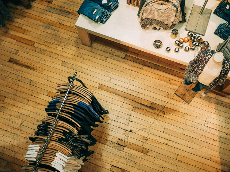 An example retail store that benefits from professional janitorial services.