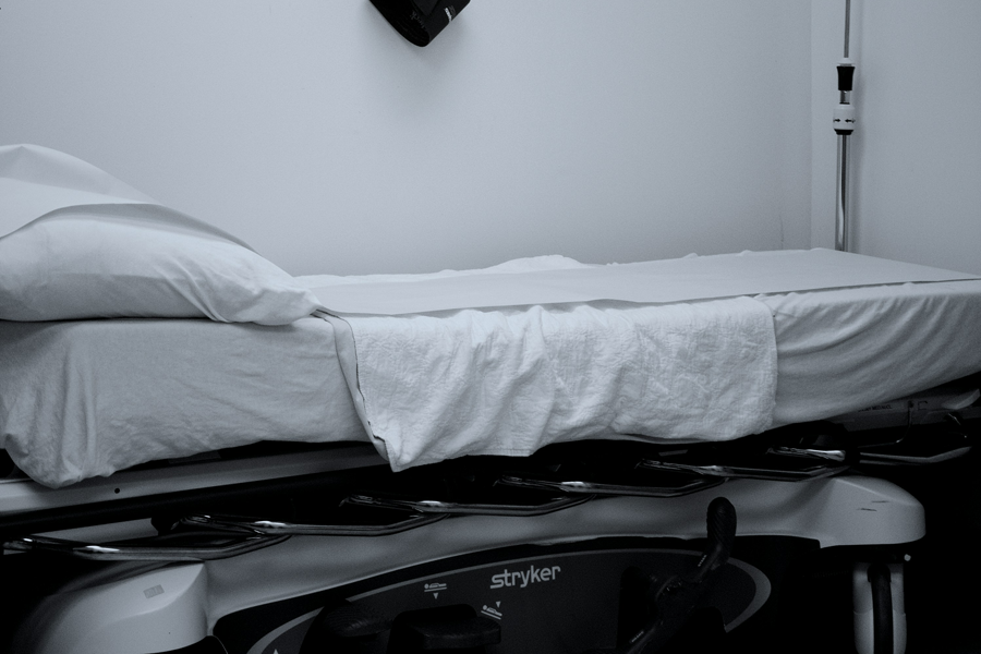 A medical exam room in Charlotte, NC