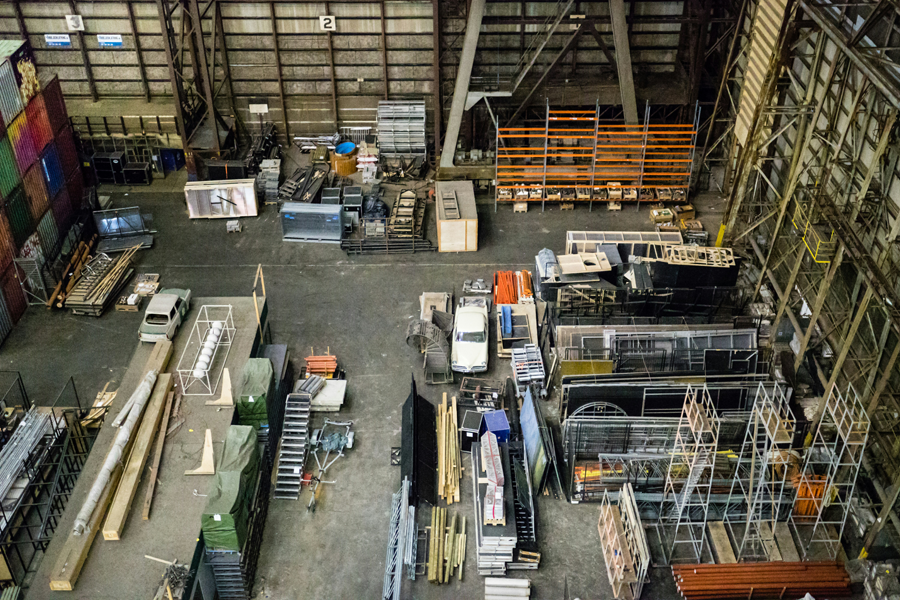 The warehouse shown need regular cleaning.
